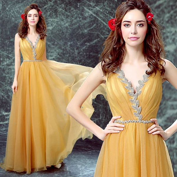 Bling Yellow Dress