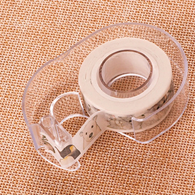 

Free Shipping Stationery Transparent Tape Dispenser Cutter