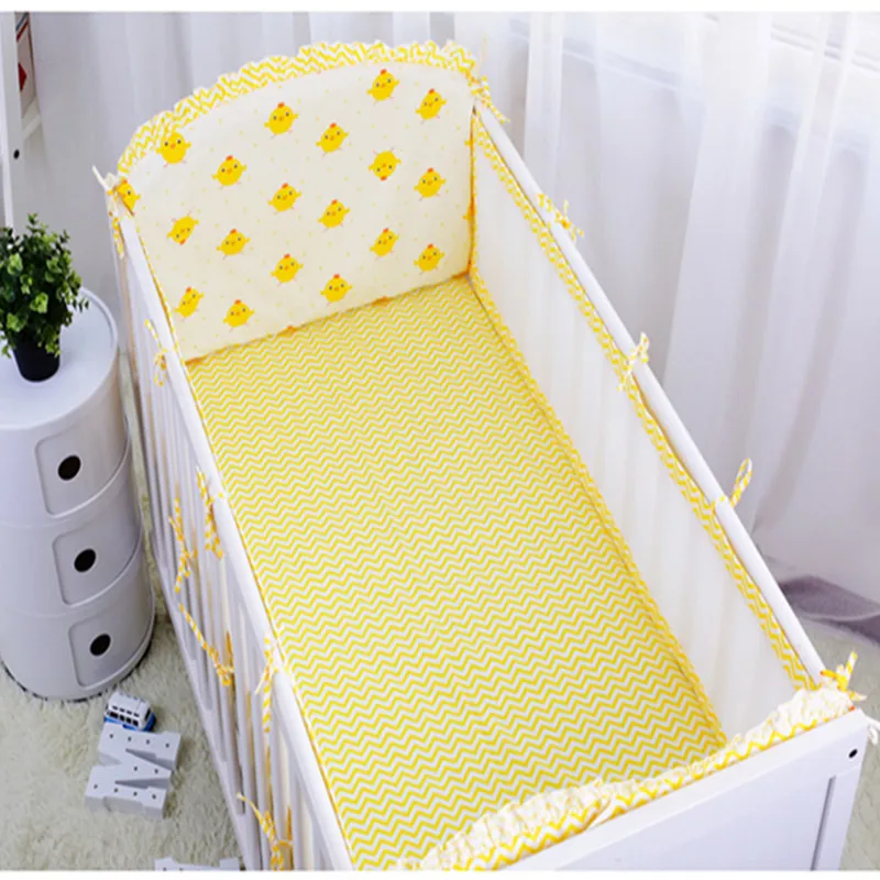 3D воздушные сетчатые бамперы постельные принадлежности для новорожденных Комплект Детская кроватка постельное белье мультфильм узор детская кроватка одеяло подушка с наполнением высокого качества