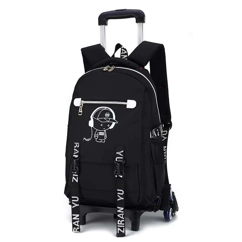preço Alta capacidade de Ombro Estudante Mochila Rolando Crianças Bagagem Malas de Viagem Do Trole Roda Cabine Duffle Viagem Saco de Escola