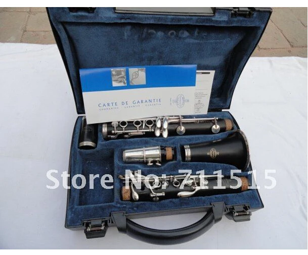 

Black Nickel Plated Buffet 1986 B12 Student Bb Bakelite Clarinet Beginner Music Instruments with 16 Closed Holes + 1 Reed + Case