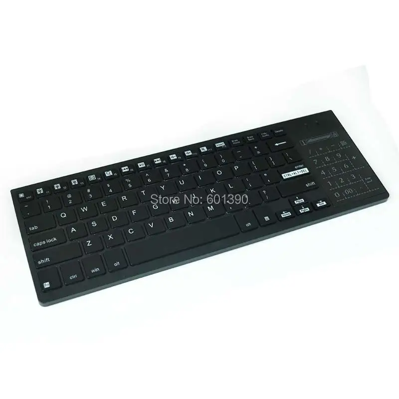 5pcs Wireless Blacklight QWERTY keyboard with Touch panel switch to digital mode or mouse touchpad for iphone 6 5 Smart Phone PC |