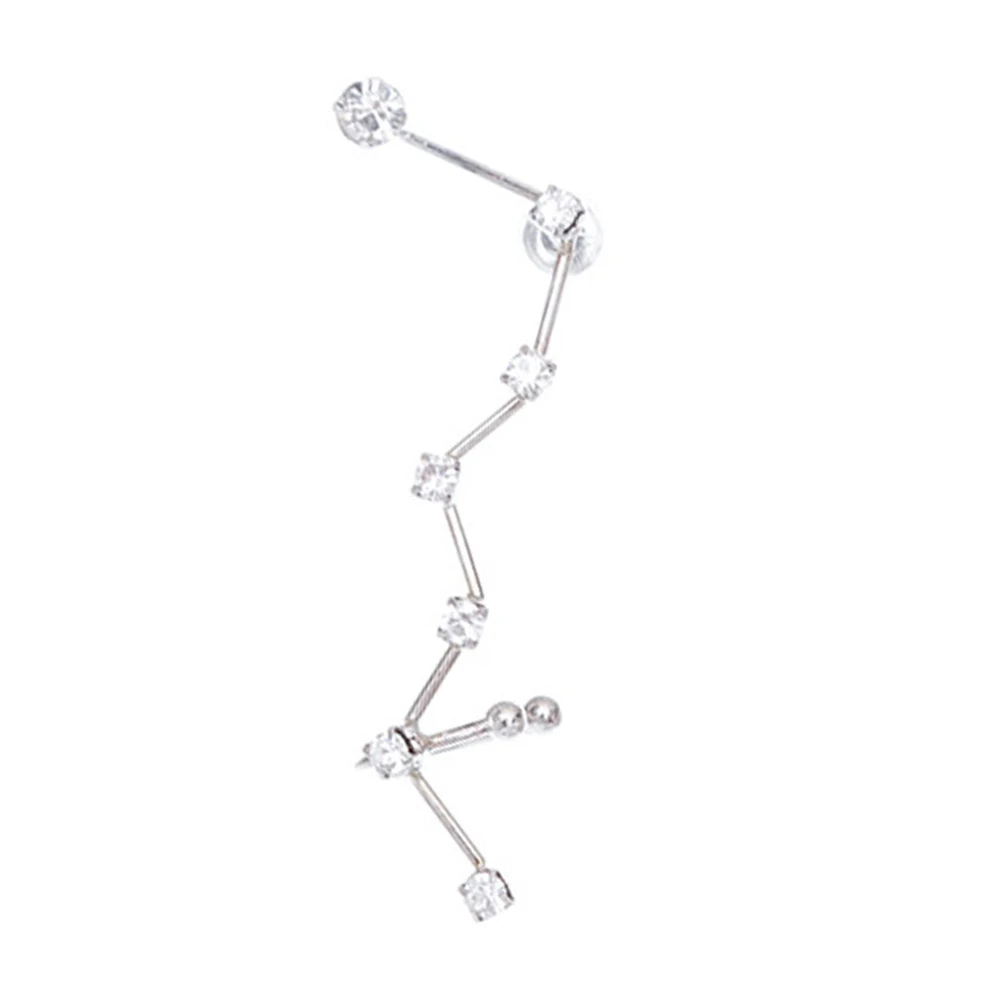 

1pieces New Vintage Jewelry Fashion Jewelry Stone Constellation Design Long Ear Cuff Gift For Women Girl