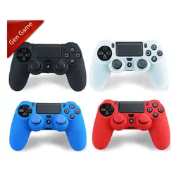 Силиконовый гель геймпад кожи защитный чехол для sony Игровые приставки Dualshock 4 PS4 Контроллер защиты оболочки