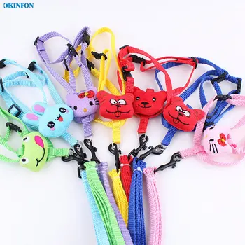 

200Pcs/Lot Polypropylene Pet Traction Rope, Cartoon Doll Animals, Dolls Pet Leashes 1.0cm