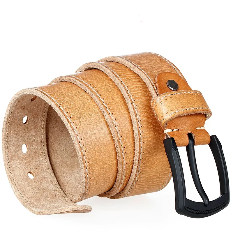 

NHZ534 New Fashion Washable leather Super soft retro belts men's Cowhide leather Blet men's fashion joker Belts