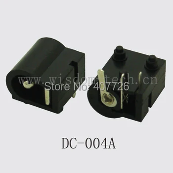 

Free shipping 20pcs/lot DC004A central pin2.0/2.5*O.D.5.5 plug power jack DIP 3pin PCB mounting