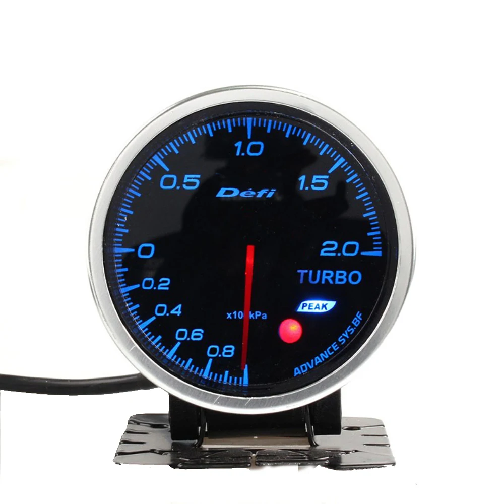 

Auto Gauge 7 Colors Oil Pressure Water Temperature Turbo RPM Tachometer Gauge Vacuum Double Warning Function With Sensor