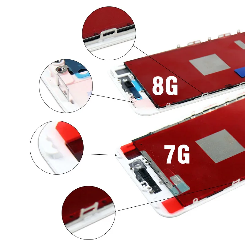 Fftrends 20 шт для Pantalla iPhone 8 lcd качество AAA 3D сенсорный экран дигитайзер в сборе с бесплатной закаленной пленкой DHL