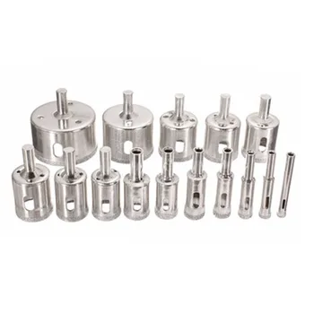 

15Pcs/set 6mm-50mm Diamond Holesaw Drill Bit Tool for Ceramic Porcelain Glass Marble 8/10/12/14/16/18/20/22/25/26/28/30/40/50mm