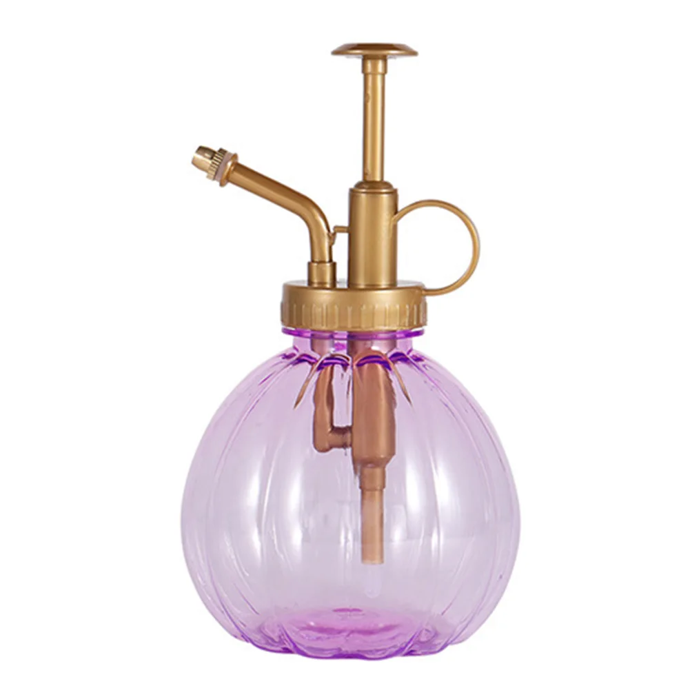 350 мл пластиковая бутылка-распылитель, полив, цветочный горшок, античное стекло, Бронзовый стиль, растения, для душа, банки, бутылка, маленькие садовые инструменты - Цвет: Pink purple