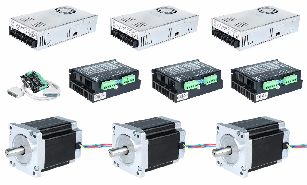 ACT Ship from DE 3AXIS CNC 5.0A nema 34 stepper motor 116mm / 8.0N.M CUTTING MILL 34HS1450D14L34J5-2 | Обустройство дома