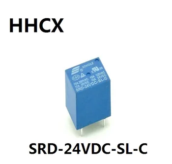 

10pcs/lot 24V DC Power Relay SRD-24VDC-SL-C T73-24V 5Pin PCB Type In stock