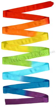 

Multicolor Rhythmic Gymnastics Ribbon