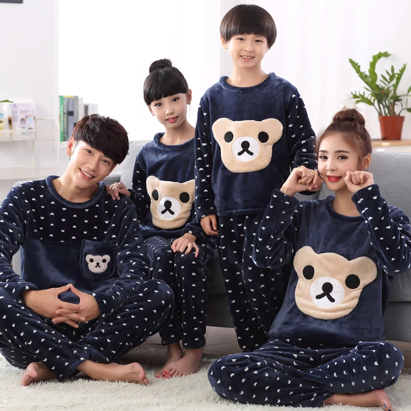 matching night suits for family