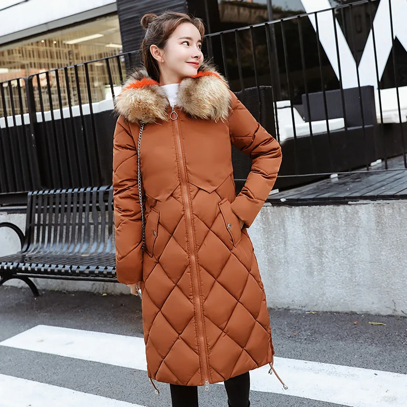 OMCHION Chaqueta Mujer 2018 большая зимняя куртка из искусственного меха женское утепленное
