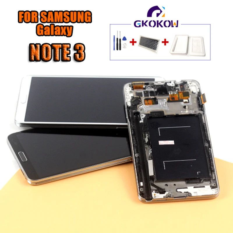 100% протестированный ЖК дисплей совместим с Samsung Galaxy Note3 N900 N9005 N900A N900V кодирующий