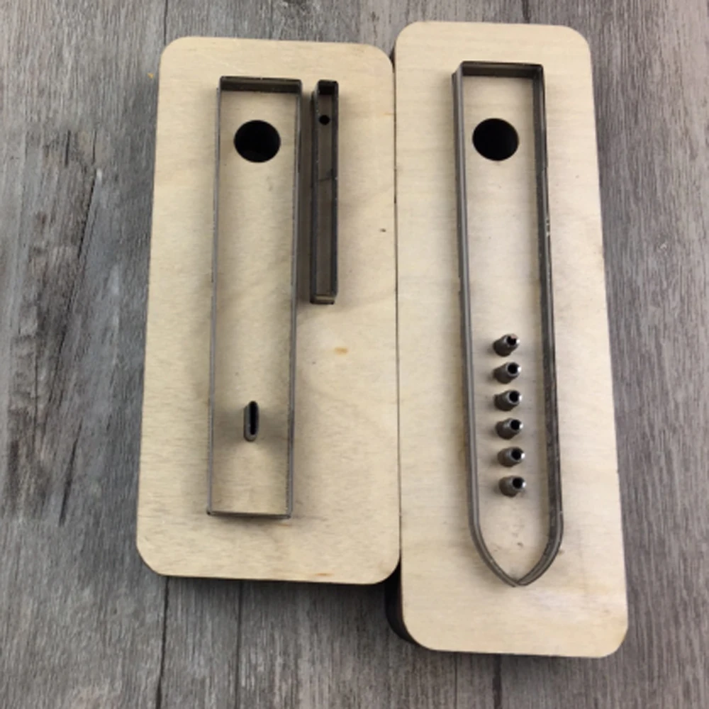 Leder Handwerk Stirbt Cutter Cut Form Punch Form Template Schablone Werkzeug 