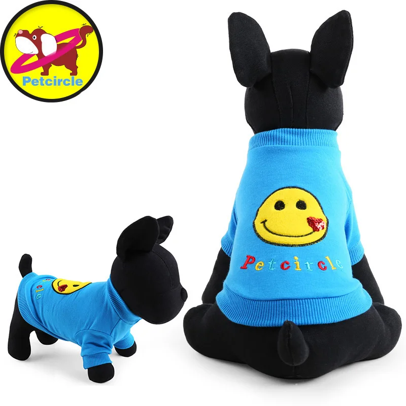 Petcircle New Fashion Smile Face Dog Shirts Dog Clothes Pet Vests For