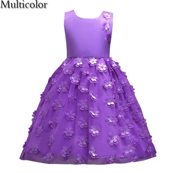 

Multicolor Baby Girl Summer Dress Fashion Sleeveless Birthday Party Dresses Infant Casual Clothes Party Dresses vestidos
