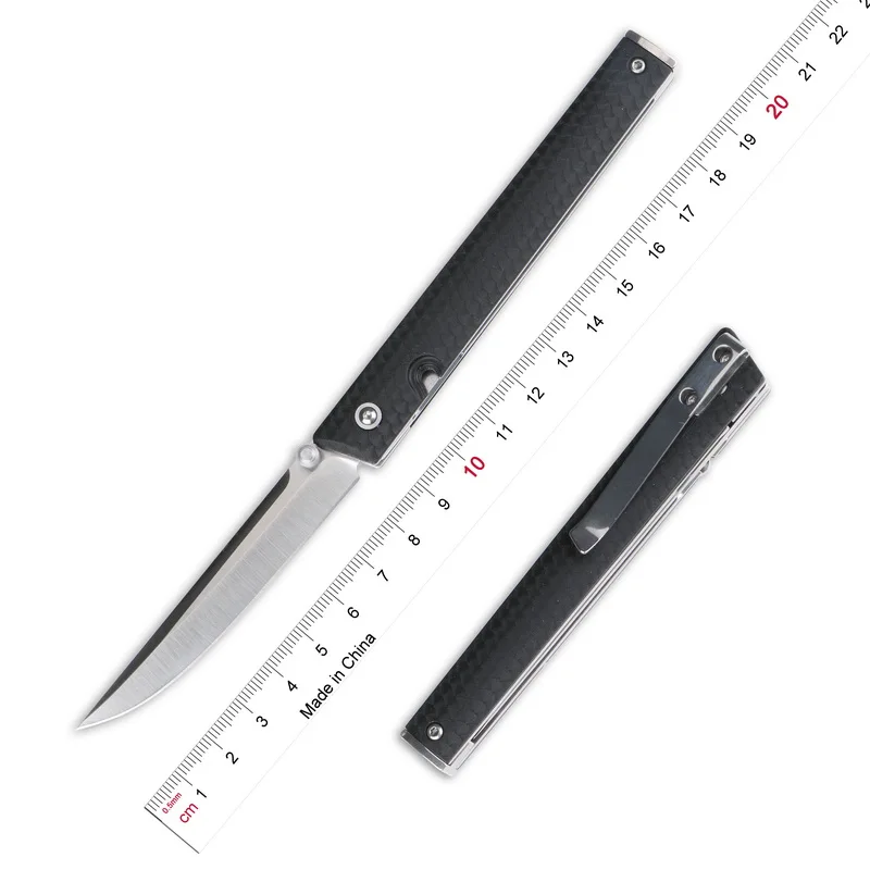 

LOVOCOO OEM CEO 7096 8cr13mov steel Black GRN (3.1") folding knife outdoor camping pocket survival hunting kitchen tool EDC tool