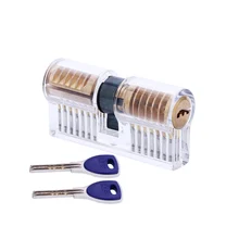 CHKJ слесарные инструменты практика прозрачный замок Видимый Cutaway замок внутри медный замок тренировочные инструменты слесарные принадлежности