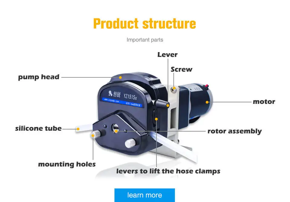 DC 12V Motor OEM Mini Перистальтический насос для передачи сока