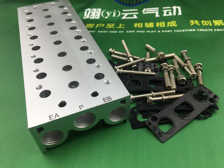 

SS5Y7-20-10 SS5Y7-20-11 SS5Y7-20-12 SS5Y7-20-13 SMCtype manifold solenoidvalve base SY7000 series solenoid valve junction plate