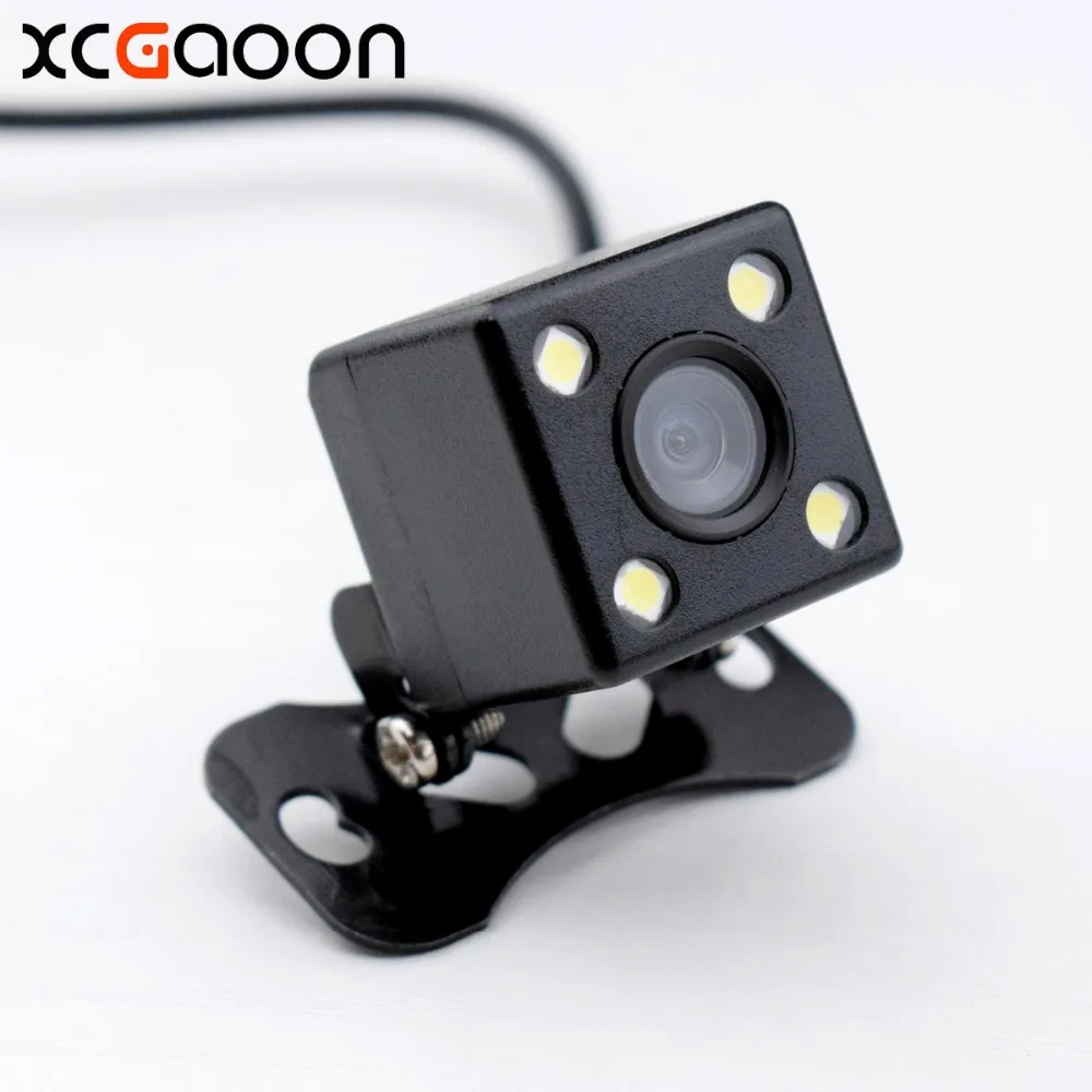 

XCGaoon Universal Car Rear View Camera 140 Degree Waterproof HD CCD 4 LED Night Vision Parking System