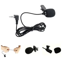 Portable 3.5mm Mini Headset Microphone Tie Lapel Lavalier Clip Microphone for Lectures Teaching Conference Guide Studio Mic