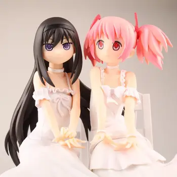 

Unpainted GK Garage Resin Figure Puella Magi Madoka Magica Kaname Madoka And Akemi Homura Model Kit