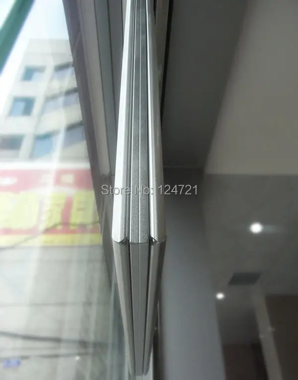 US $580.00 Led panel wall mounted ultrathin lightbox large outdoor publicity advertising products aluminium extrusion Black snap frame New