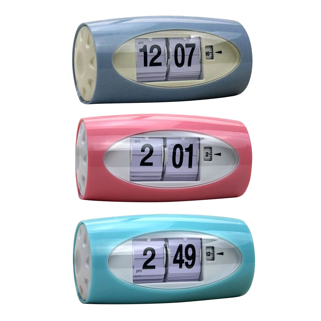 3pcs Battery Operated Desk Clock Table Alarm Clock Auto   Clock Home Office Study Room Decor
