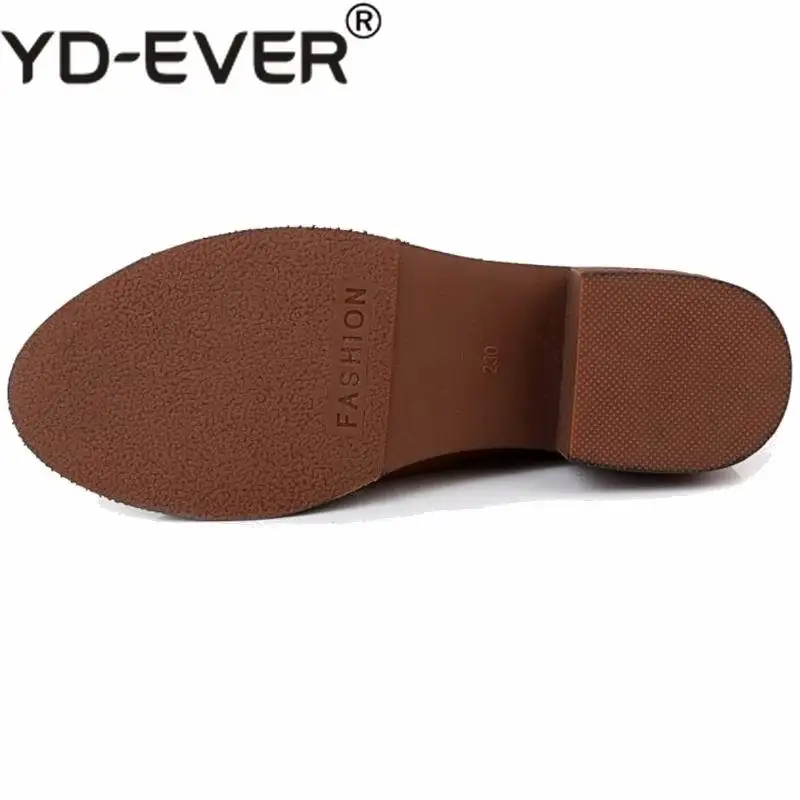 on Pour Pointu Épais Porter Véritable Two Way En Haut Bout marron De Noir Chaussures Slip Mode Pompes Talon Femmes Dame Cuir 4q06xwvxF