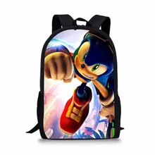 FORUDESIGNS 16 inch Sonic the Hedgehog School Bag for Kids Boy Backpack Children School Set Pencil Bag Toddler Schoolbag Mochila FORUDESIGNS 16 inch Sonic the Hedgehog School Bag for Kids Boy Backpack Children School Set Pencil Bag Toddler Schoolbag Mochila