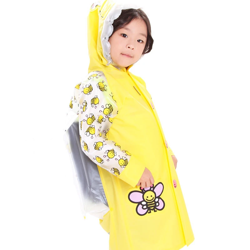 Pvc Rainwear Children Rain Coat Poncho Ourdoor Regenjas Chubasqueros