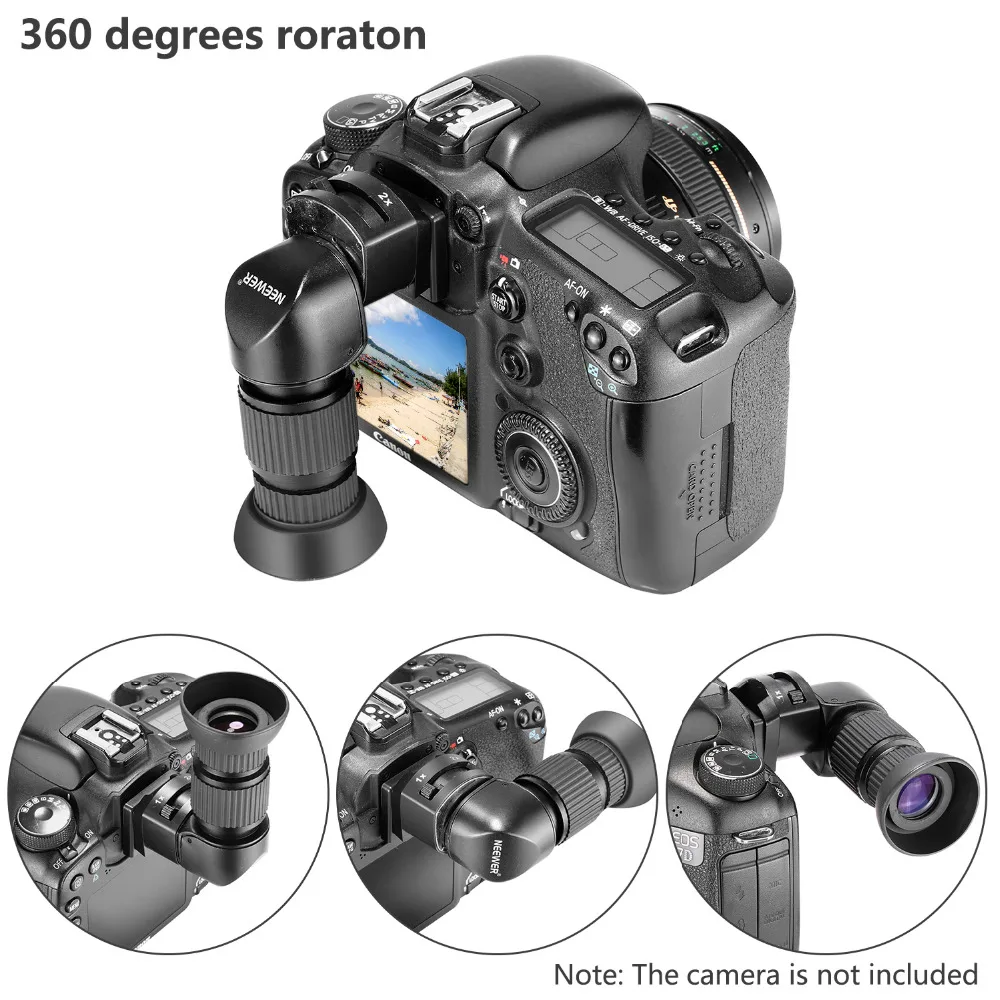 Neewer Perfect 1x-2x прямоугольный видоискатель для Canon, для Nikon для Pentax и других цифровых зеркальных камер