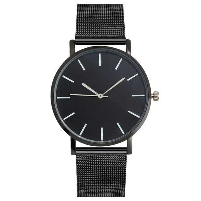 

New Brand Casual Men Watch Rose Gold Silver Metal Steel Strap Luxury Quartz Male Wrist Watches Hour Erkek Saatler Boy Gift Clock