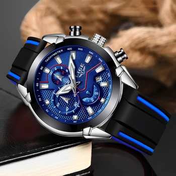 

2019 LIGE Hot Gift Watches Mens Luxury Brand Chronograph Men Sport Watches Waterproof Male Clock Quartz Men Watch reloj hombre