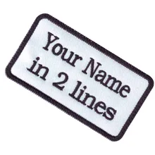 Прямоугольное пользовательское имя " широкий утюг на патчи/пришить на Патчи/патчи военные