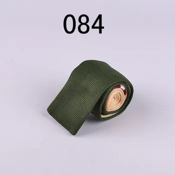 

2017 Unique Men's Casual Knitted Ties Party Ceremony Knitting Necktie Solid Green with Yellow Red Stripes