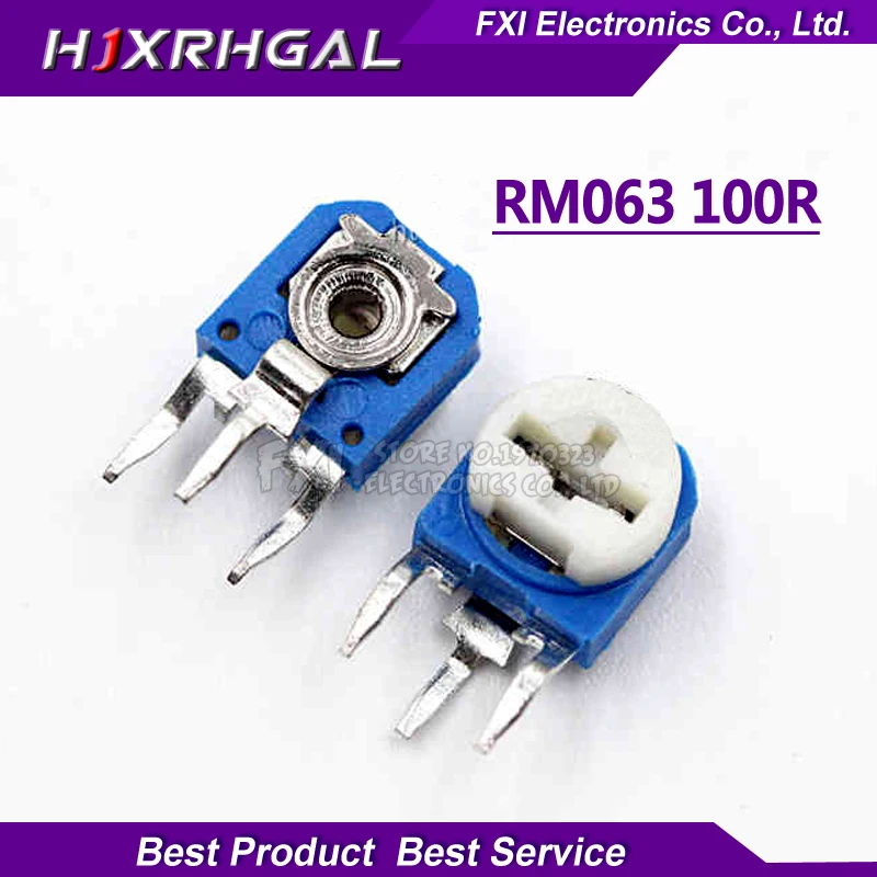 20pcs RM063 100 ohm blue and white can be adjusted resistance
