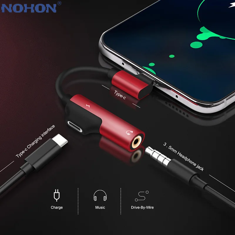 2 в 1 кабель Переходник USB C на 3 5 шлейф разъема наушников Тип Кабель адаптер для S8 S9