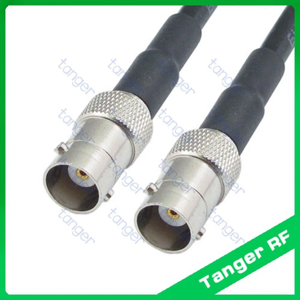 

Hot Selling BNC female jack to BNC female jack straight RF RG58 Pigtail Jumper Coaxial Cable 40inch 100cm High Quality New