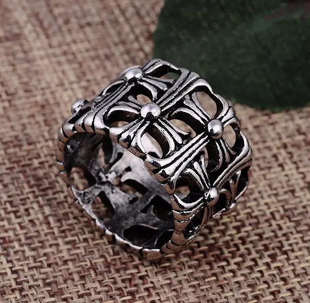 FIVETWOO ring in jewelry Gothic rings Punk Rock Heavy Metal Band ring