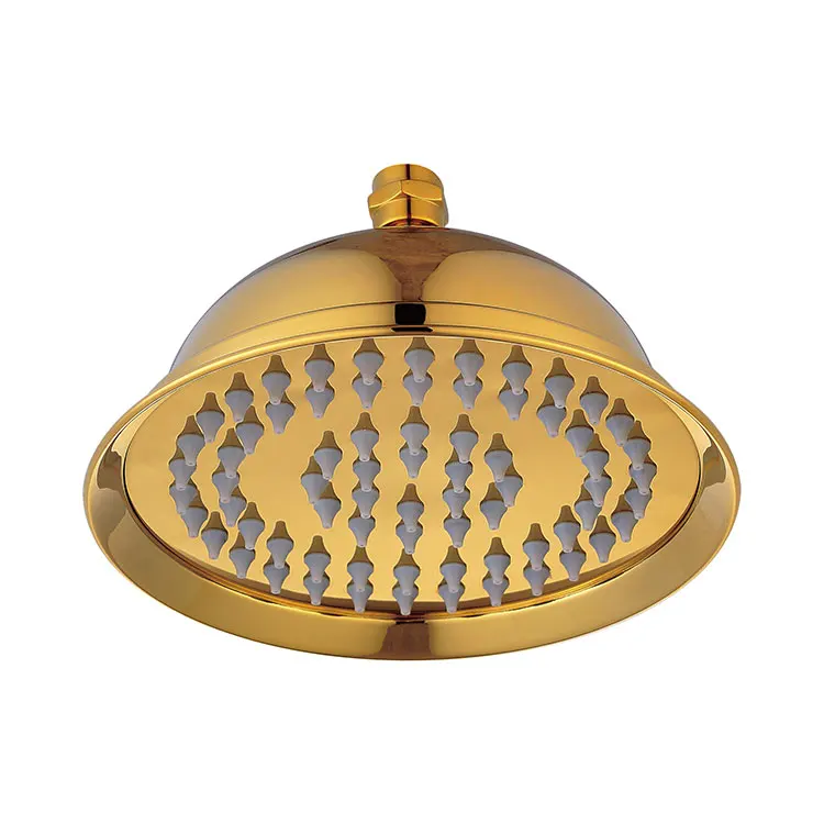 8 inch Luxury GOLD Brass Rain Shower Head GOLDEN Top Over head Shower