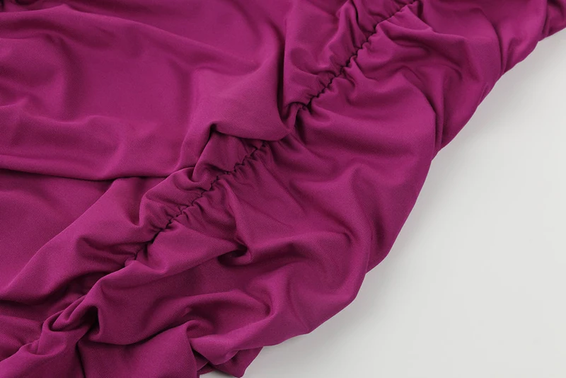 Forefair Sexy Party Dress Purple  (5)