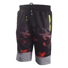 Мужская Новая модная повседневная камуфляжная строчка карман трость спортивные Новогодние декоративные шарики Пятиточечные штаны для бега