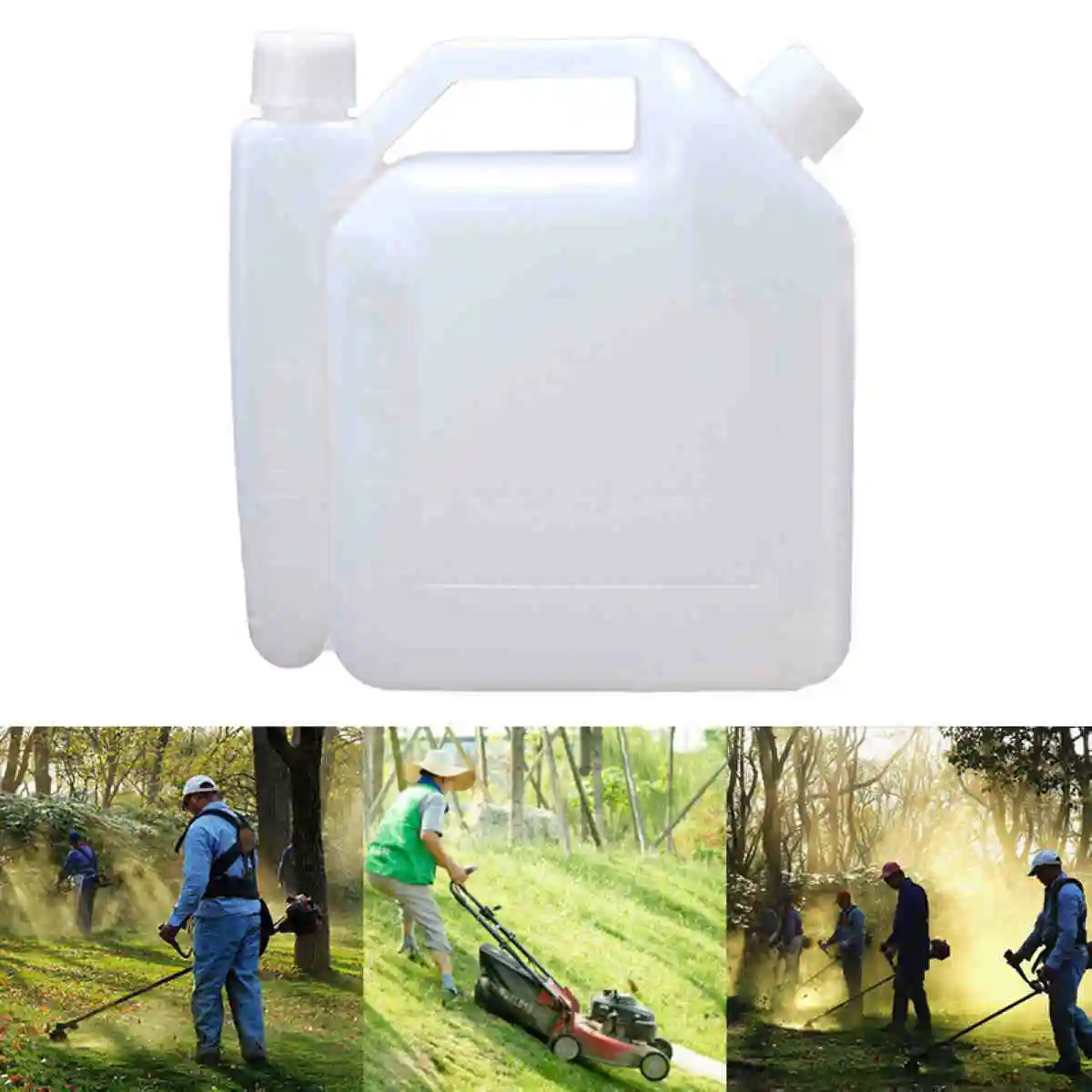 New DWZ 1L Oil Petrol Fuel Mixing Bottle Tank Container Storage For Stroke Chainsaw