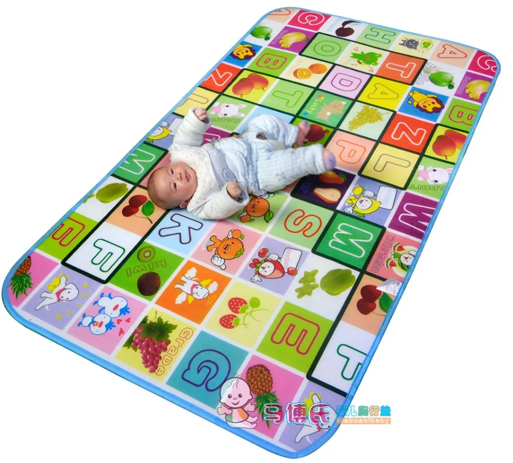 Authorized Maboshi 1 см толщина детский игровой коврик фруктовые буквы замок Детский ковер детский ползающий коврик CM-001